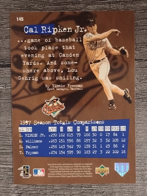 1998 Upper Deck #145 Cal Ripken DG