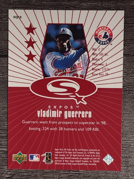 1999 UD Choice StarQuest Red #18 Vladimir Guerrero