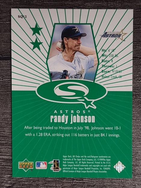 1999 UD Choice StarQuest Green #12 Randy Johnson (NM)