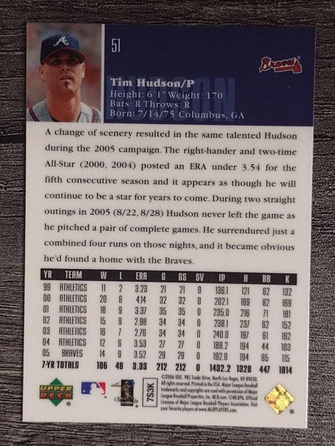2006 Upper Deck Special F/X #51 Tim Hudson