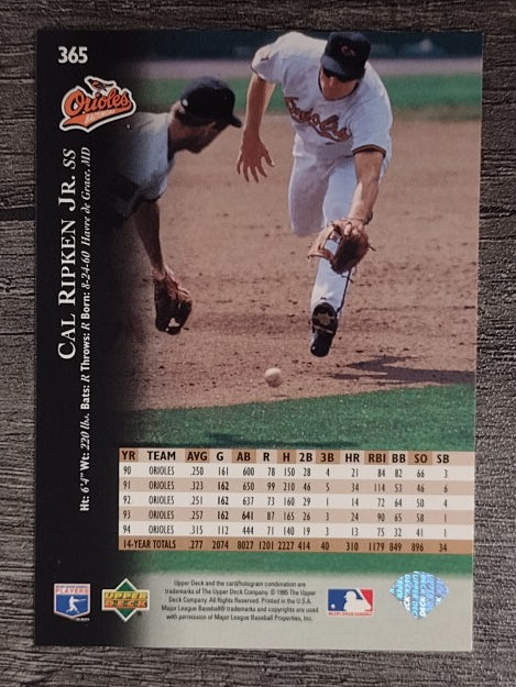 1995 Upper Deck #365 Cal Ripken