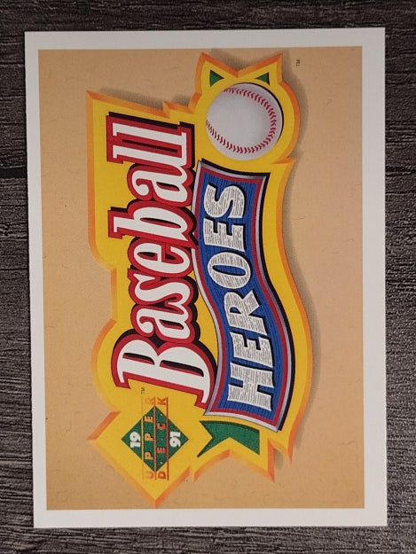 1991 Upper Deck Aaron Heroes #NNO Hank Aaron Header SP