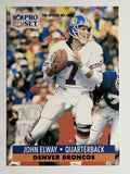 1991 Pro Set #138 John Elway
