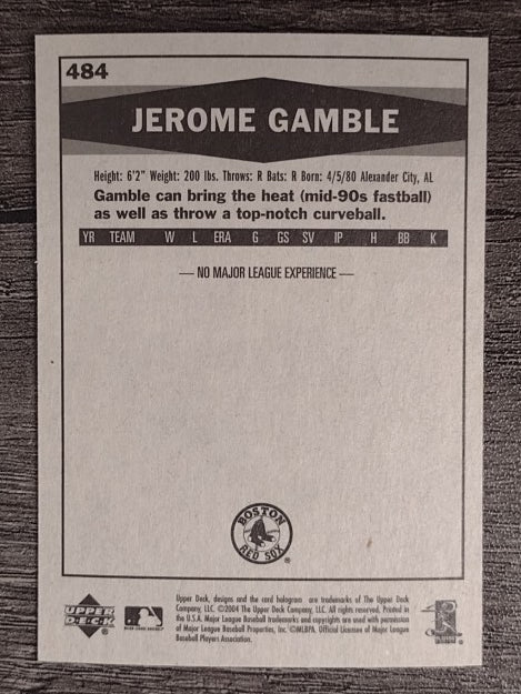 2004 Upper Deck Vintage #484 Jerome Gamble RC