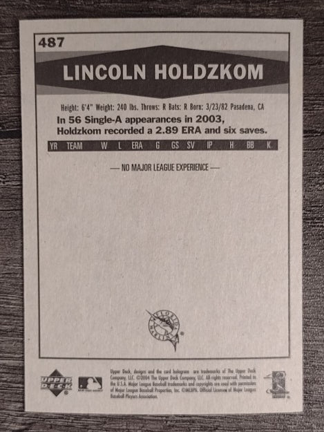 2004 Upper Deck Vintage #487 Lincoln Holdzkom RC
