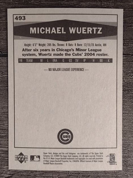2004 Upper Deck Vintage #493 Michael Wuertz RC
