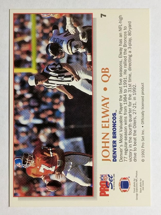1992 Power #7 John Elway