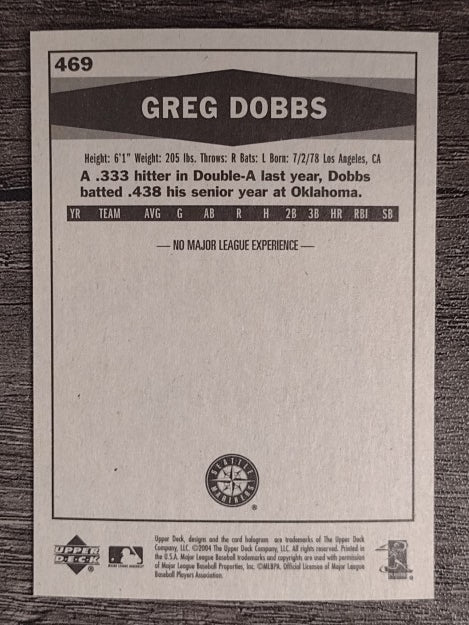 2004 Upper Deck Vintage #469 Greg Dobbs RC