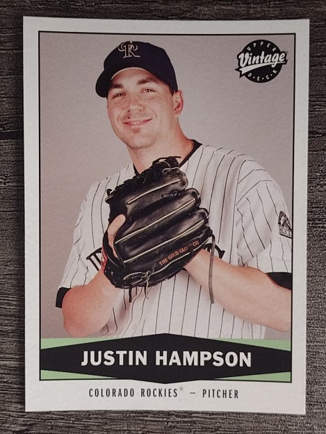 2004 Upper Deck Vintage #479 Justin Hampson RC