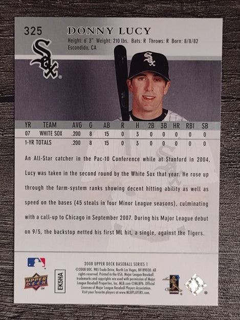 2008 Upper Deck #325 Donny Lucy