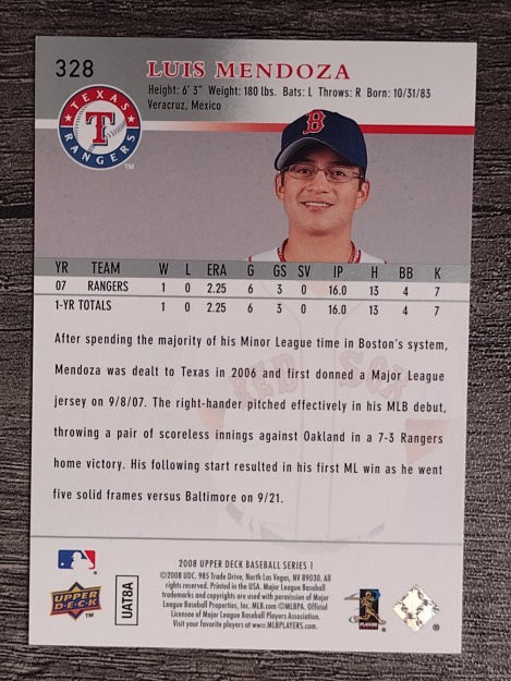 2008 Upper Deck #328 Luis Mendoza