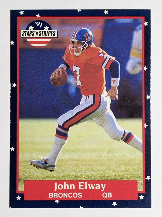 1991 Fleer Stars and Stripes #16 John Elway