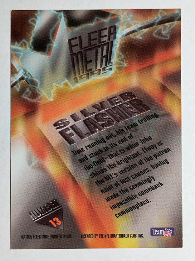 1995 Metal Silver Flashers #13 John Elway