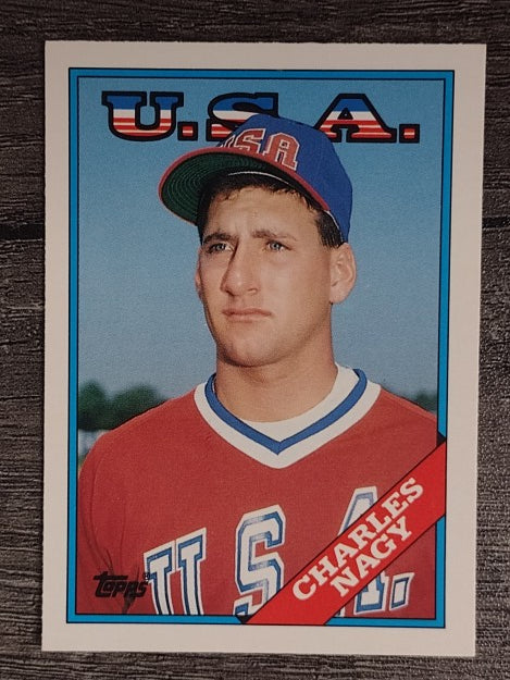 1988 Topps Traded #74T Charles Nagy OLY XRC