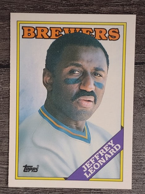 1988 Topps Traded #61T Jeffrey Leonard
