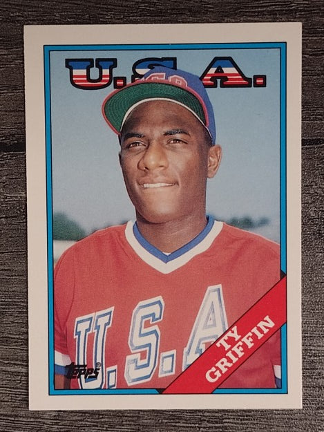 1988 Topps Traded #44T Ty Griffin OLY