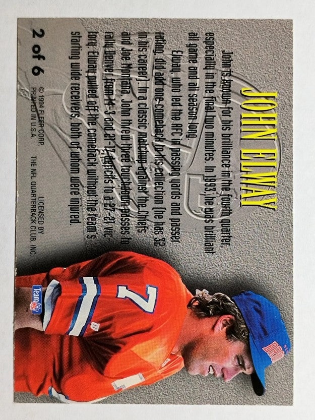 1994 Fleer Living Legends #2 John Elway