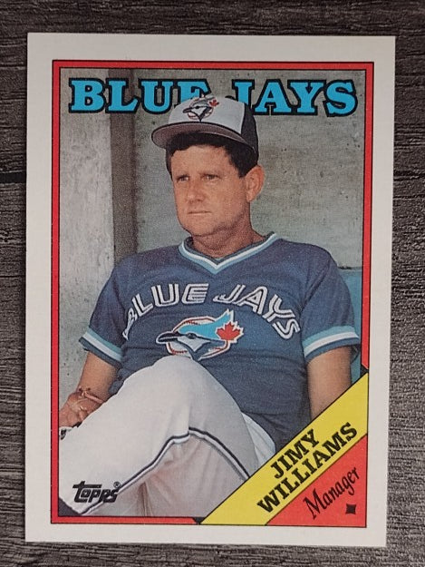 1988 Topps #314 Jimy Williams MG