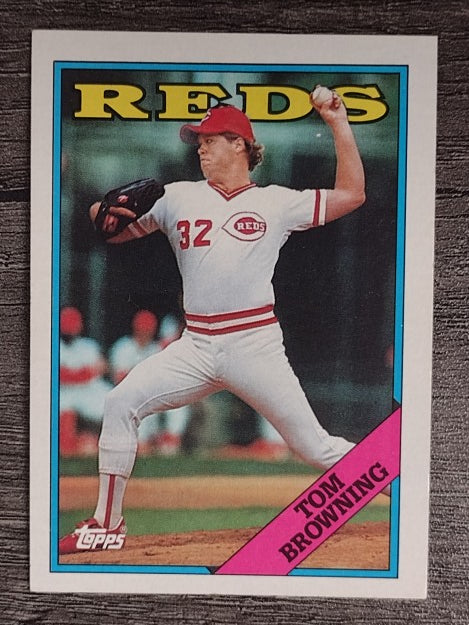 1988 Topps #577 Tom Browning