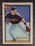 1991 Topps #722 Wally Backman