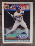 1991 Topps #352 Frank White