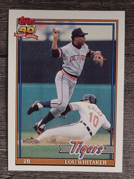1991 Topps #145 Lou Whitaker