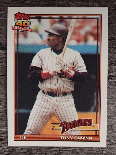 1991 Topps #180 Tony Gwynn