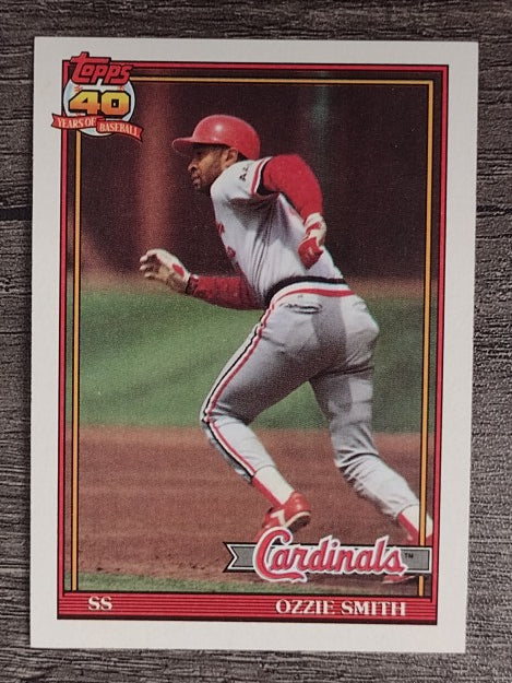 1991 Topps #130 Ozzie Smith