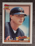 1991 Topps #324A Ron Kittle ERR/Set another standard