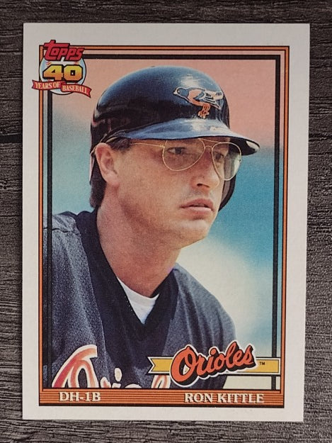 1991 Topps #324A Ron Kittle ERR/Set another standard