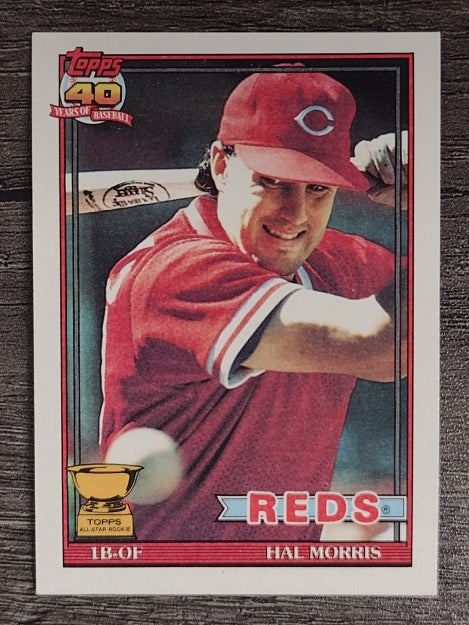 1991 Topps #642 Hal Morris
