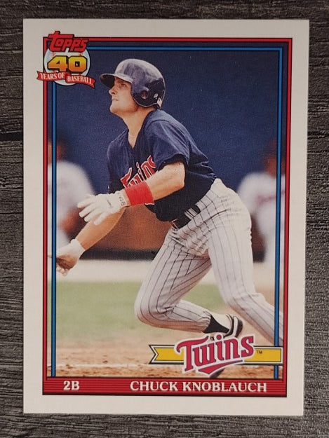 1991 Topps Traded #69T Chuck Knoblauch