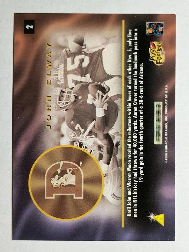1996 Pinnacle Mint Bronze #2 John Elway