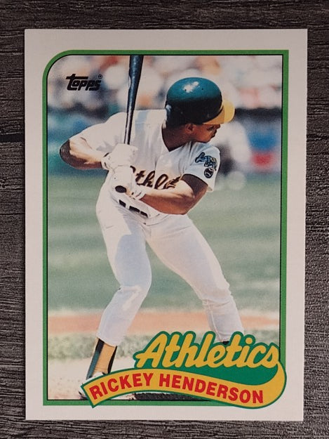 1989 Topps Traded #48T Rickey Henderson