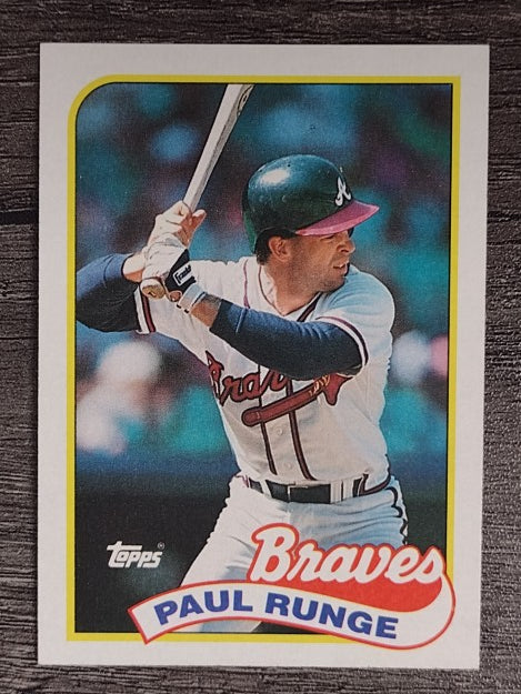 1989 Topps #38 Paul Runge