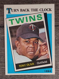 1989 Topps #665B Tony Oliva TBC 64/COR fabricated card