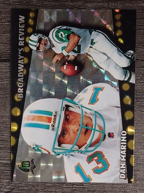 1996 Topps Broadway's Reviews #BR10 Dan Marino