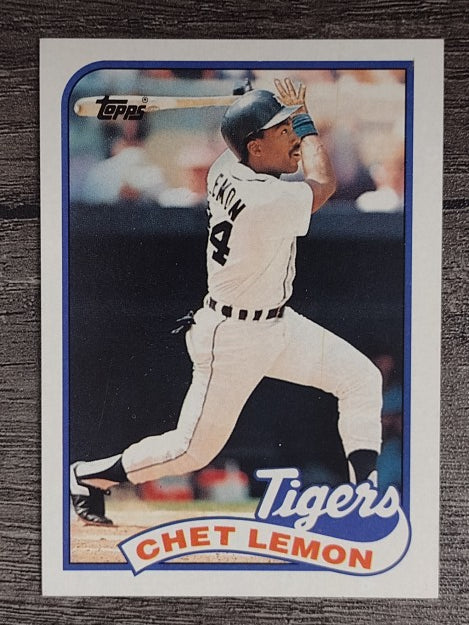 1989 Topps #514 Chet Lemon