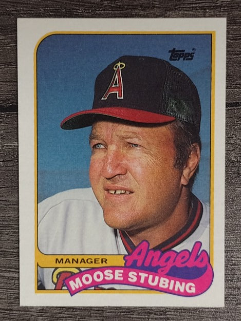 1989 Topps #444 Moose Stubing MG