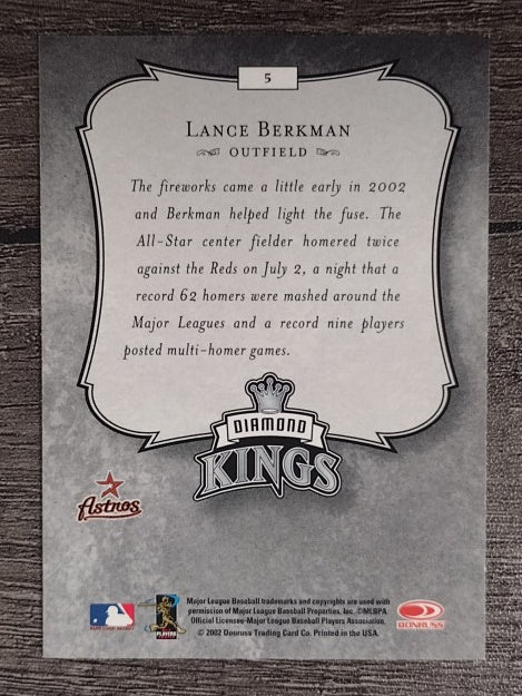 2003 Donruss #5 Lance Berkman DK
