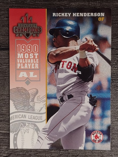 2003 Donruss Champions #42 Rickey Henderson