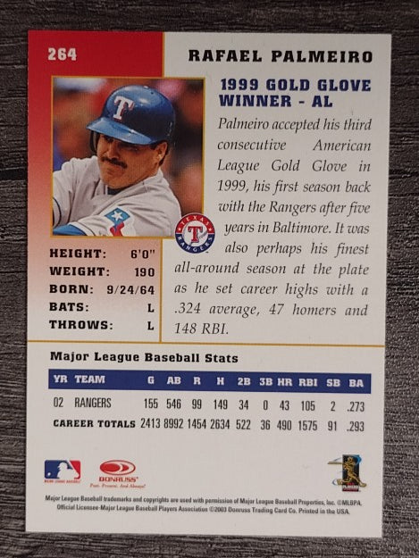 2003 Donruss Champions #264 Rafael Palmeiro