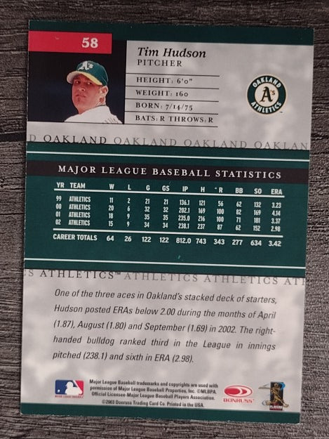 2003 Donruss Elite #58 Tim Hudson
