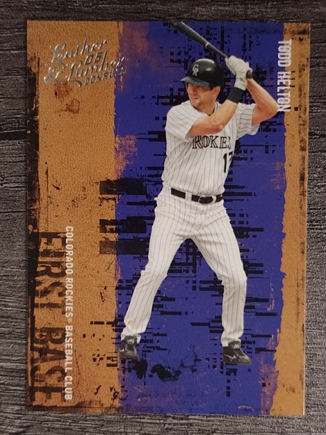 2005 Leather and Lumber #128 Todd Helton