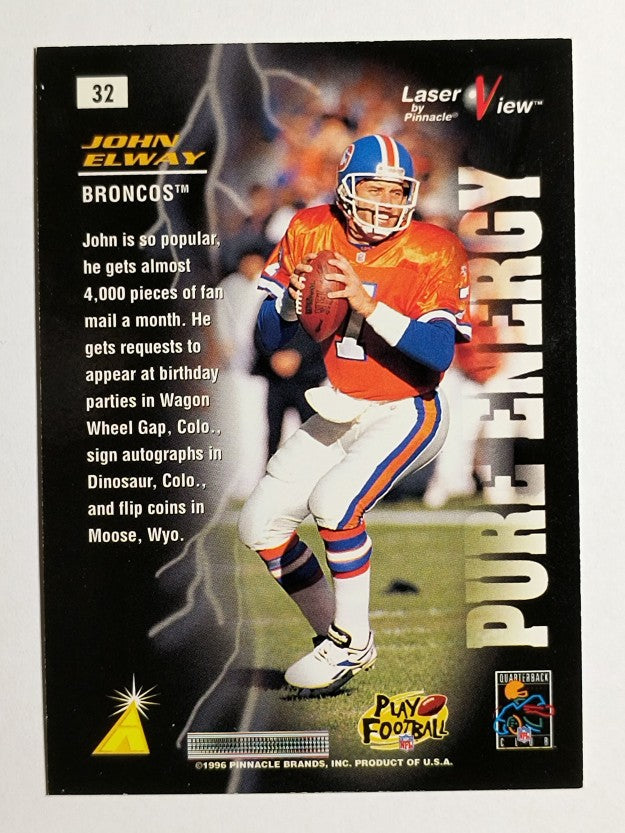 1996 Laser View #32 John Elway PE