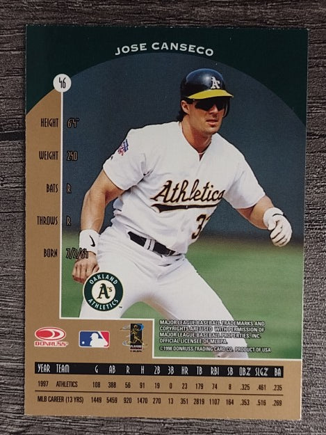 1998 Donruss Preferred #46 Jose Canseco GS