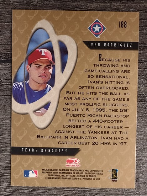 1998 Donruss Preferred #188 Ivan Rodriguez PP GS