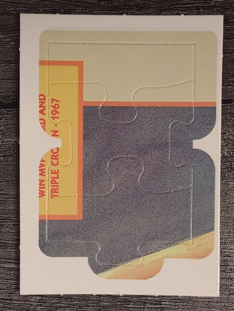 1990 Donruss Carl Yastrzemski Puzzle #25 Yastrzemski Puzzle 25-27