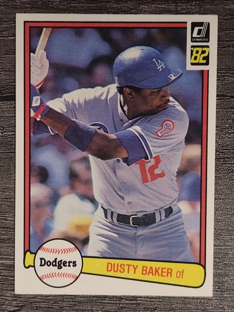 1982 Donruss #336 Dusty Baker