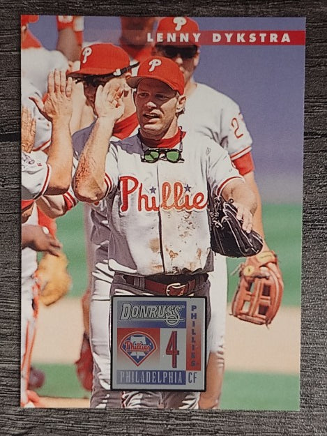 1996 Donruss #167 Lenny Dykstra